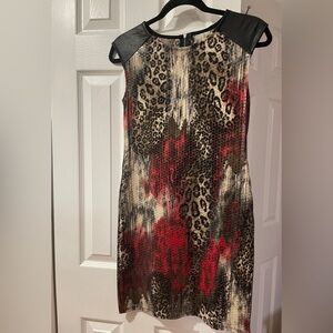 Animal Print Bodycon Dress